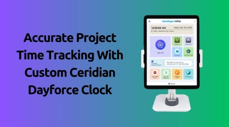 Project Time Tracking With Custom Ceridian Dayforce Clock