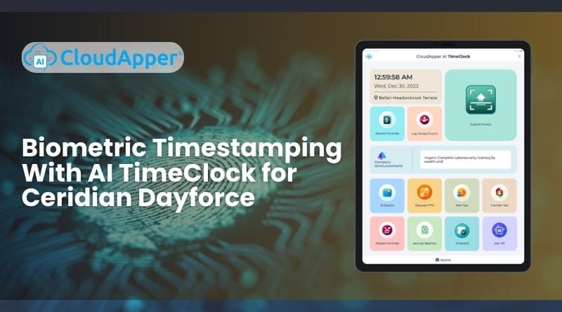 Biometric Timestamping With AI TimeClock for Ceridian Dayforce