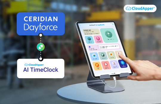 Custom Ceridian Time Clock for Manufacturing