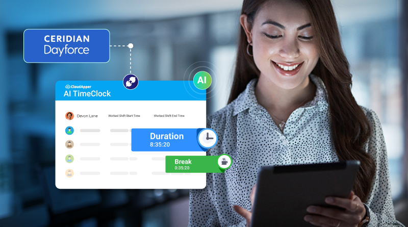Track Team Productivity and Resource Utilization With AI TimeClock for Ceridian