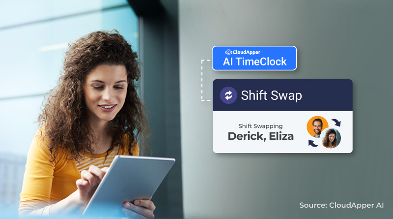 Restrict Employees from Swapping Shifts Using CloudApper AI TimeClock