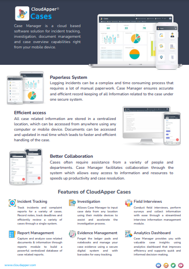 Cases Datasheet