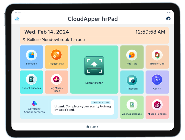 CloudApper-hrPad-tab